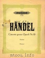 CONCERTO gross Opus 6 Nr.10 PDF电子版封面 HANDEL