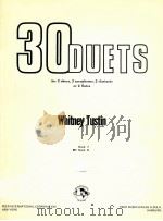 30 duets for 2 oboes 2 saxphones 2 clarinets or 2 flutes book 2（ PDF版）