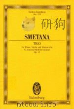 trio for Piano Violin and Violoncello op.15（ PDF版）