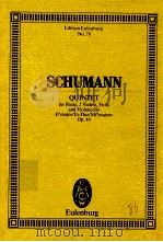 Quintet for Piano 2 Violins Viola and Violoncello op.44（ PDF版）