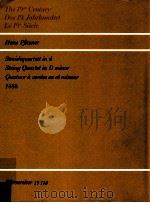 Streichquartett in d 1886（1972 PDF版）