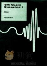 Streichquartett Nr.3 Stimmen 1964 PDF电子版封面
