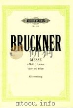 MESSE E-MOLL FUR ACHTSTIMMIGEN GEMISCHTEN CHOR UND BLASER NR.8168 1973 PDF电子版封面