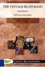 The Vintage Blues Band Full Score concert Band PDF电子版封面 Sam Daniels