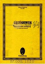 Rhapsody in Blue 1924 PDF电子版封面