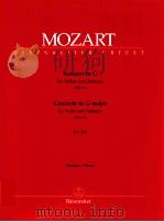 Konzert in G für Violine und Orchester >>Nr.3<< KV 216（1983 PDF版）