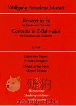 Konzert in Es für Klavier und Orchester KV 449 Urtext der Neuen 1975 PDF电子版封面