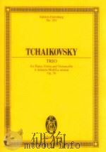 trio for Piano Violin and Violoncello A minor/a-Moll/La mineur Op.50（ PDF版）