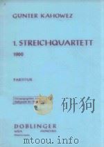 1.Streichquartett 1960 partitur 1962 PDF电子版封面
