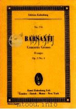 Concerto Grosso for 2 Horns Timpani and String Orchestra D major Op.3 No.4（1953 PDF版）