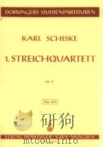 1.Streichquartett op.4 stp.255 1972 PDF电子版封面 Karl Schiske