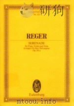 Serenade for Flute Violin and Viola G major/G-Dur/Sol majeur Op141a（ PDF版）