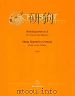 Streichquartett in d Der Tod und das Madchen D 810（1989 PDF版）
