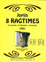 Joplin 8 Ragtimes for accordion 1993 PDF电子版封面 Joplin