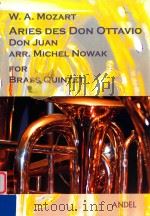 Aries Des Don Ottavio Don Juan for Brass Quintet PDF电子版封面 W.A.Mozart