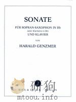 sonate fur sopran saxophon in Bb und klaver 24008（1983 PDF版）