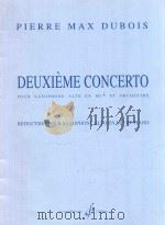 deuxieme concerto pour saxophone alto en mib et orchestre 1997 PDF电子版封面