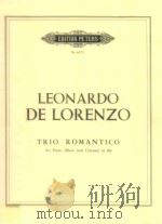 trio romantico for flute oboe clarinet in bb（1961 PDF版）