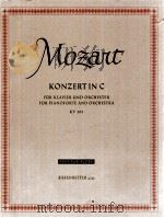 Konzert in C für Klavier und Orchester KV 503 1963 PDF电子版封面