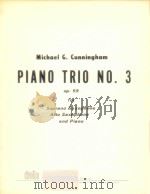 piano trio No.3 OP.59 for 2 saxophones 1976 PDF电子版封面