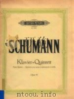 Klavier-Quintet Piano Quintet-Quintette pour piano et instruments a cordes opus44 PDF电子版封面 R.Schumann