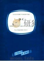 In C Theme Quatre variation et fugue pour marimba 6784 1987 PDF电子版封面