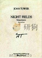 Night fields string quartet（1994 PDF版）