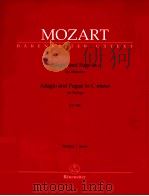 Adagio and Fuge in c fur Streicher KV 546 Partitur 1978 PDF电子版封面 0006469666