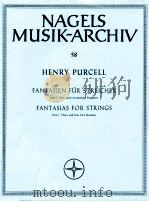 Fantasien fur Streicher Heft Ⅰ:Drei-und vierstimmige Fantasien（1954 PDF版）