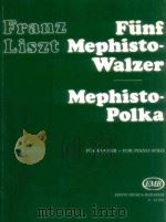 Five Mephisto Waltzes for piano（1982 PDF版）