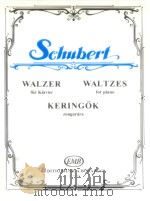 Schubert Waltzer für Klavier PDF电子版封面 0060115820 Schubert