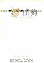 2. Streichquartett Stimmen 1992 PDF电子版封面 0006486441