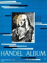 H?ndel Album Ⅰ zongorára-fur klavier Z.6990 PDF电子版封面 Hndel