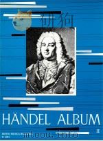 H?ndel Album Ⅱ Zongorára-for piano klavier Z.6991 PDF电子版封面 Hndel