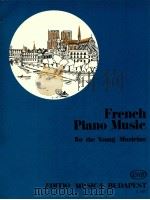 French Piano Music for the Young Musician Z.6857（1973 PDF版）