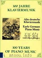 Alte deutsche Klaviermusik（1981 PDF版）