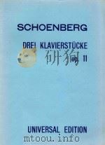 Drei Klavierstucke op.11 1910 PDF电子版封面 Schoenberg
