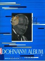 DOHNANYI 2 1922 PDF电子版封面 ALBUM