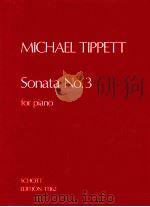 Sonata No.3 for piano EDITION 11162 1975 PDF电子版封面