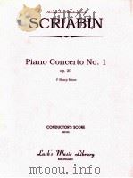 Piano Concerto No.1 op.20 F Sharp Minor（ PDF版）