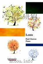 Lente Piano PDF电子版封面 0365064595 Paul Chatrou