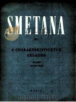 6 Charakteristickych Skladeb Piano op.1 1951 PDF电子版封面