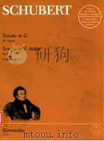 Sonate in G für Klavier D 954-op.78 1994 PDF电子版封面
