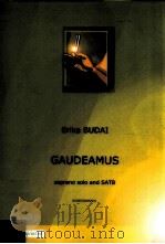 Gaudeamus soprano solo and SATB D 2007 6045 031（ PDF版）
