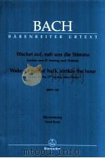 Wachet auf ruft uns die Stimme Kantate zum 27.Sonntag nach Trinitatis bwv140（1970 PDF版）