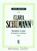 S?mtliche Lieder für Singstimmen und Klavier Band Ⅱ（1992 PDF版）