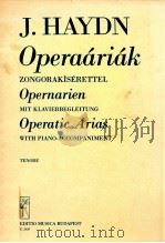 OPERAARIAK 1959 PDF电子版封面 J.HAYDN