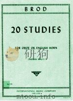 20 studies for oboe or English Horn 1974 PDF电子版封面 Thomas Stacy