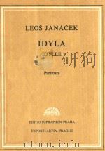 Idyla pro Smyccove Nastroje(Komp. 1878) 1974 PDF电子版封面 Leos Janacek