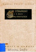 J.S.BACH choral -variationen（1956 PDF版）